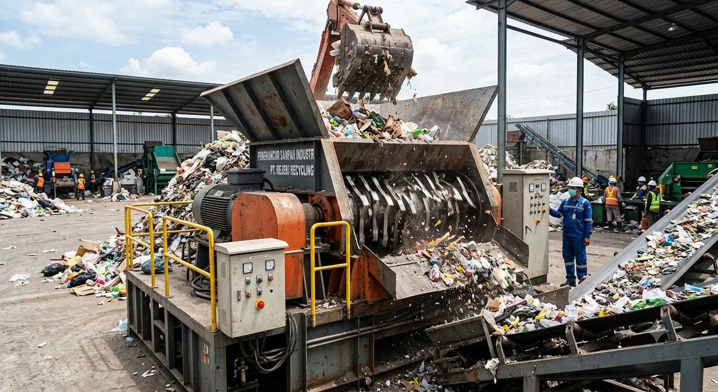 perbedaan pencacah plastik mini dan kapasitas besar