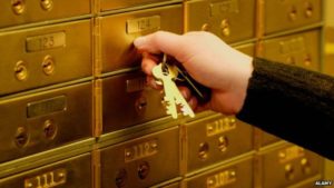 safe deposit box