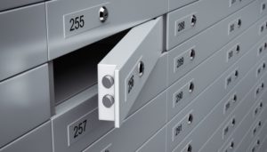 safe deposit box