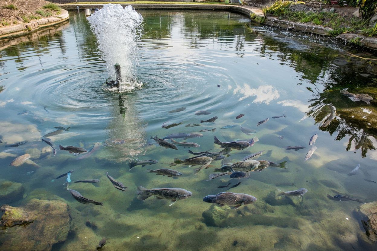 cara menjaga kualitas air kolam nila
