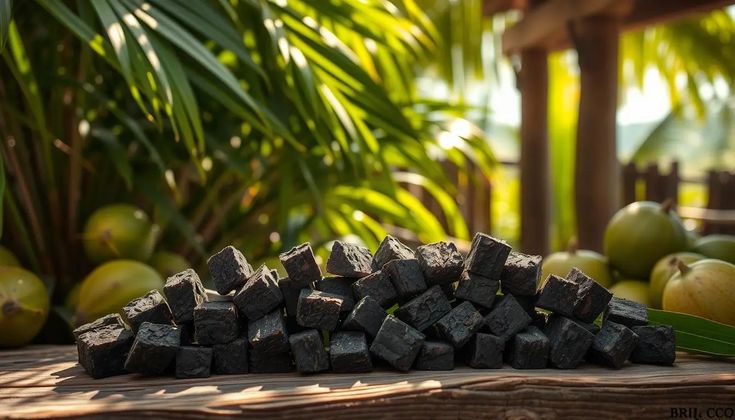 long-lasting natural coconut charcoal