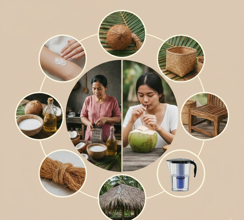 manfaat bagian kelapa bagi kehidupan