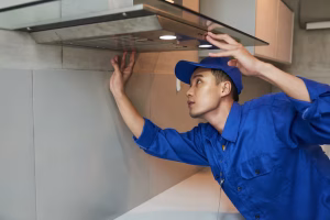 kitchen hood dapur area cooking line