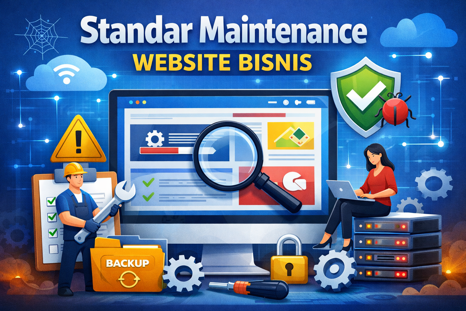 standar maintenance website bisnis