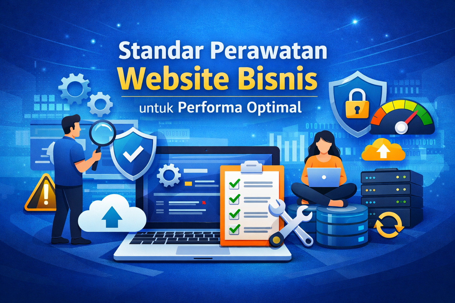standar perawatan website bisnis