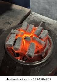 Coconut cube shell charcoal