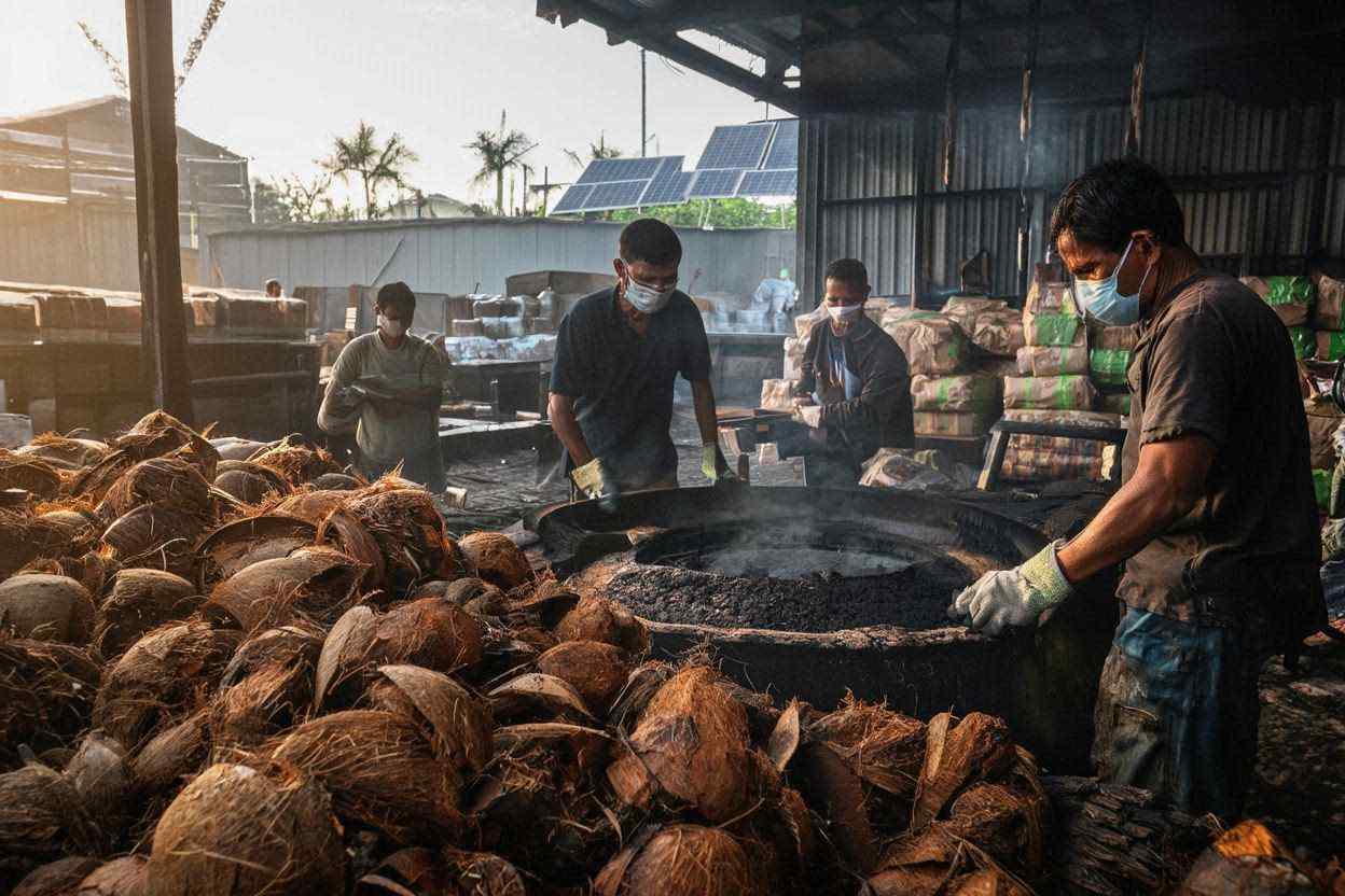 natural shisha charcoal supplier Indonesia