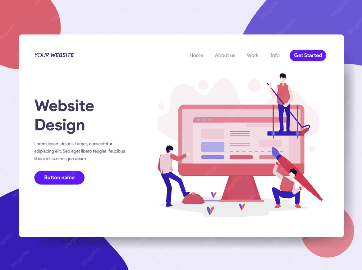 Halaman Website Perusahaan