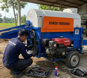 penyebab power thresher kurang optimal