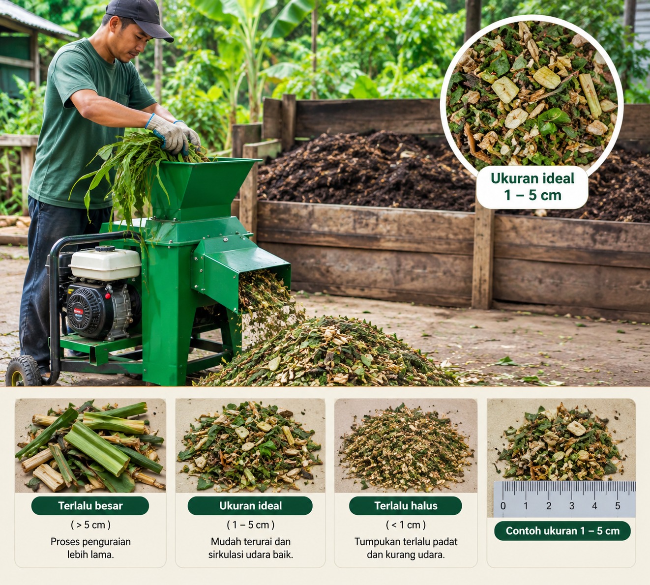 cara mempercepat fermentasi kompos