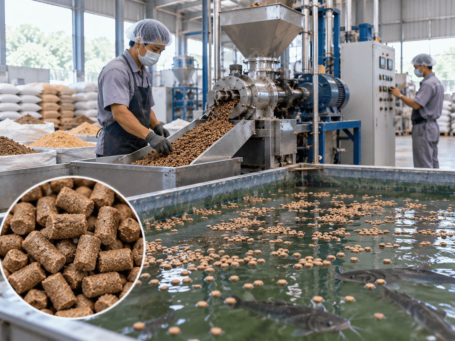 cara agar pelet ikan mengapung