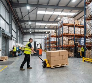 cara mengangkat pallet tanpa forklift