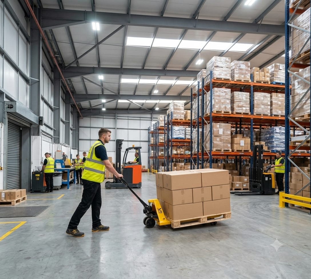 cara mengangkat pallet tanpa forklift