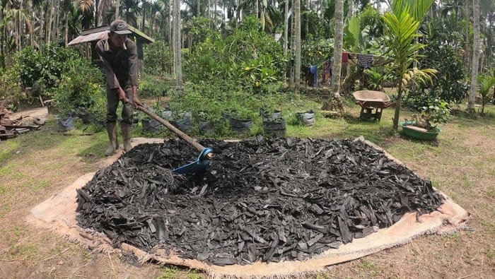 cara mengolah limbah menjadi briket